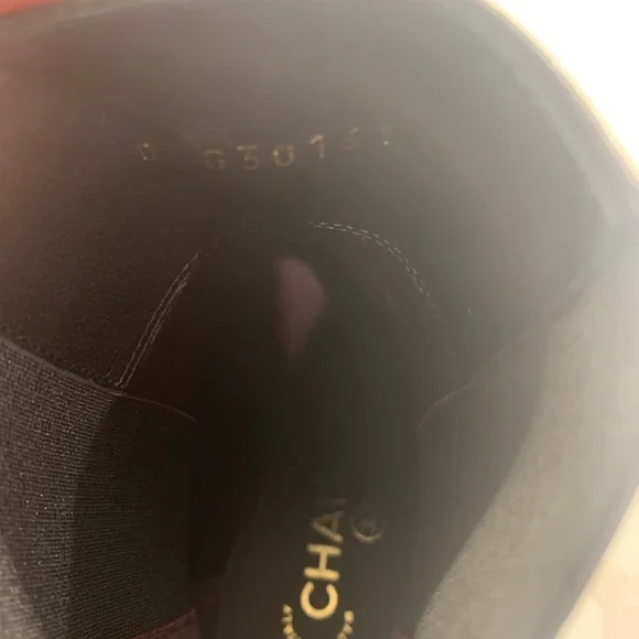 Chanel boots size 39 new black with gold - Picture 6 of 10